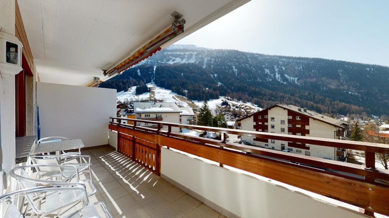 Gonenstein Residence in Leukerbad, entire apartment/studio with balcony Buitenkant foto